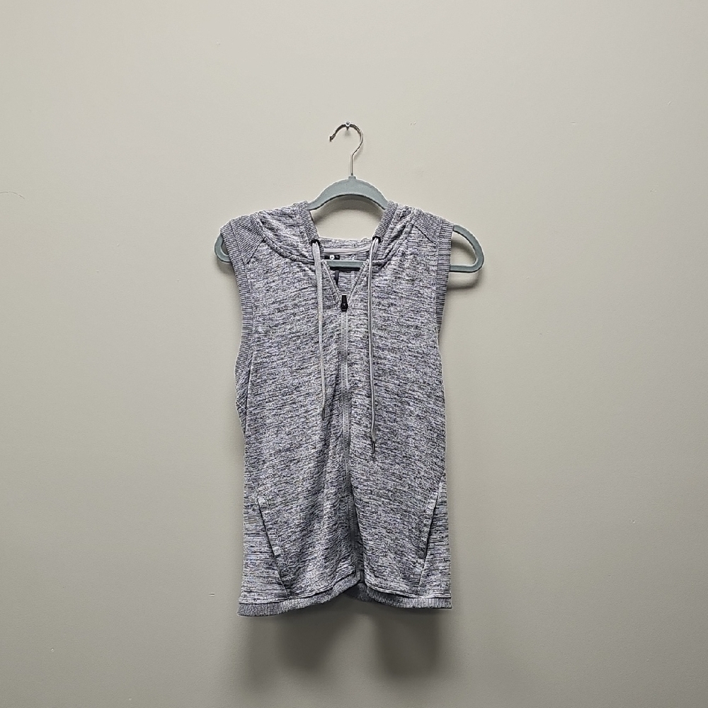 Active Life Heather Gray Zip-Up Vest